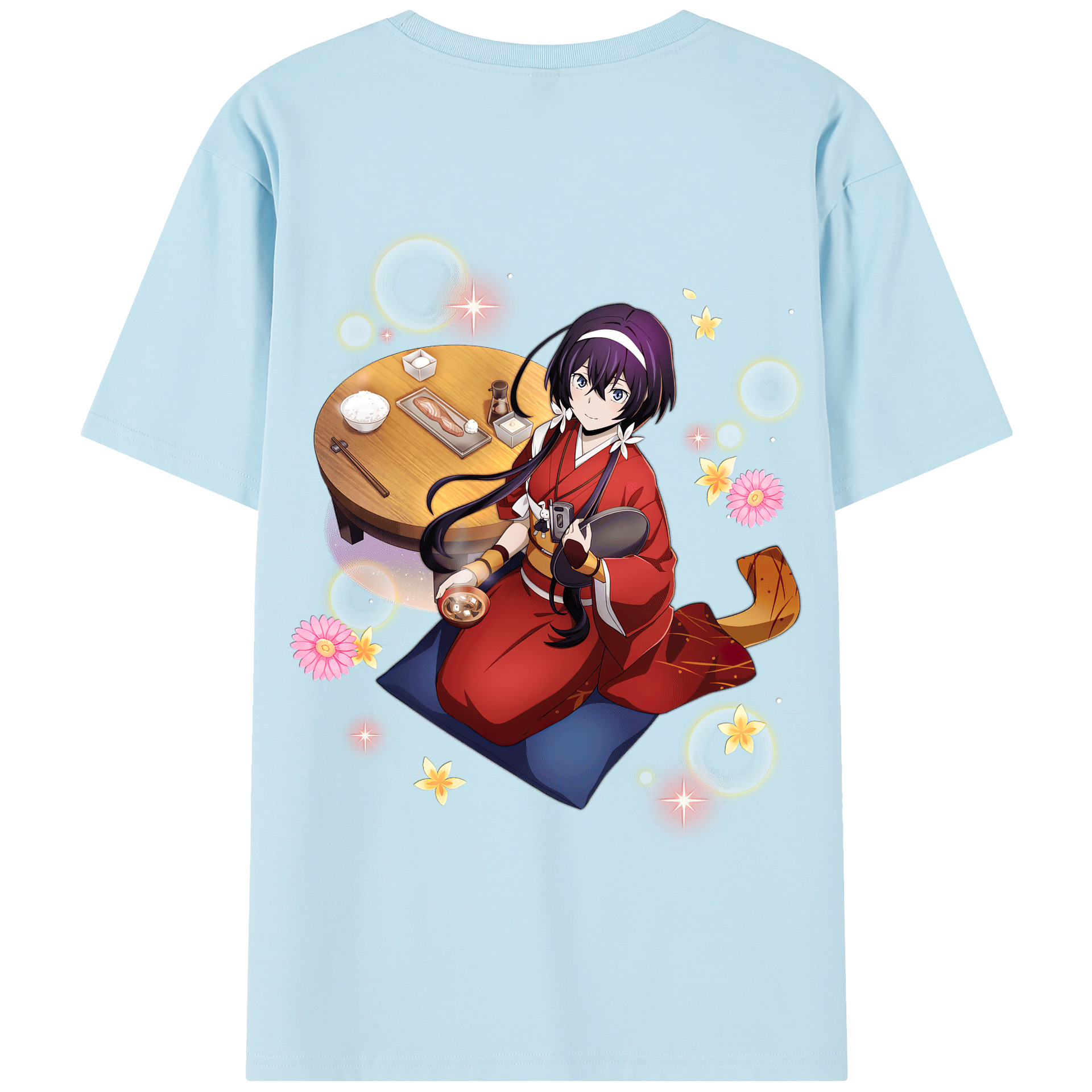 （画像用） 文豪ストレイドッグス Bungo Stray Dogs 綿100％半袖Tシャツ（背面プリント）